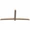 Ekena Millwork Bellingham Smooth Timber Gable Bracket, Douglas Fir, 108"W x 49"H x 3 1/2"D x 5 1/2"F, 11/12 Pitch GBW108X49X0406BEL00SDF - alternate 5